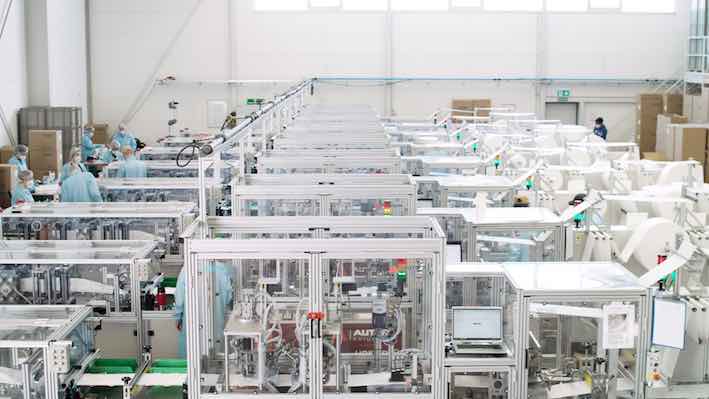 AUTEFA Solutions offers fully automated production line for FFP2/ N95 masks