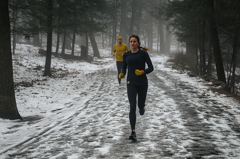 Merino wool running apparel for spring thaw