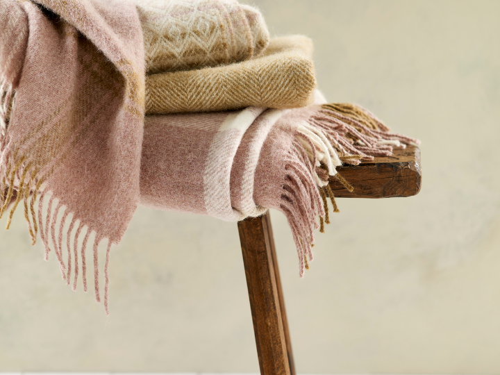 New Traceable British Wool Throws Launched by Abraham Moon