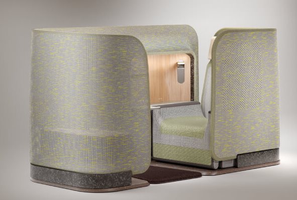 New Aircraft Seating Concept Using Wool