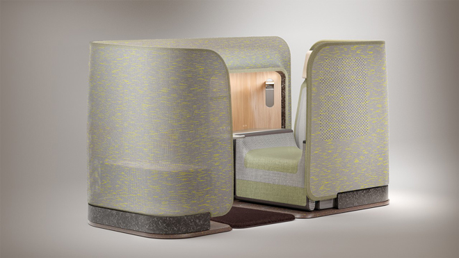 New Aircraft Seating Concept Using Wool